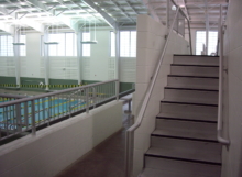 lindbergh highschool aluminum handrails