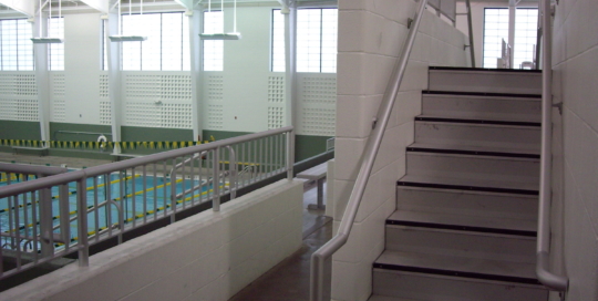 lindbergh highschool aluminum handrails