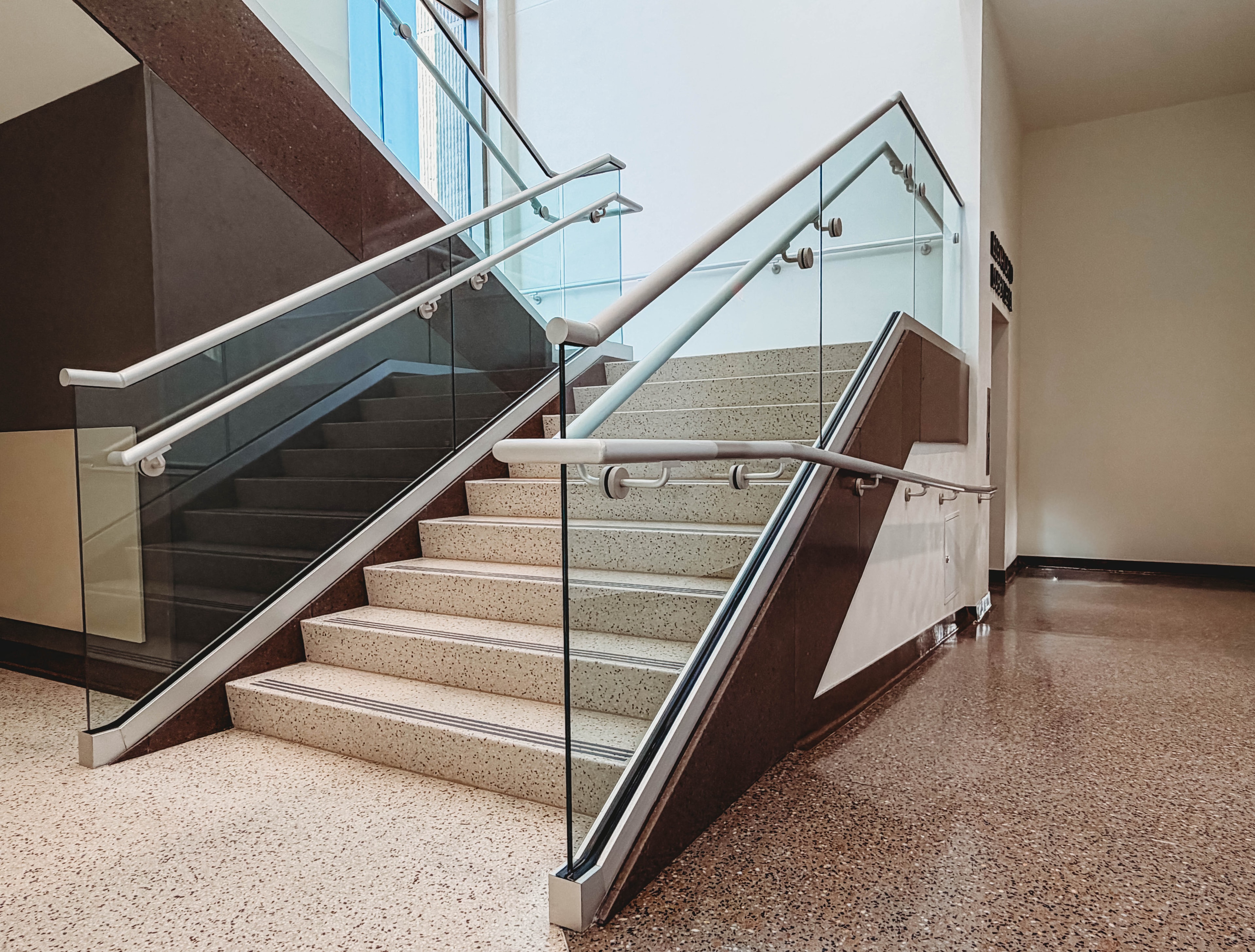 SCC Admin Building aluminum handrails