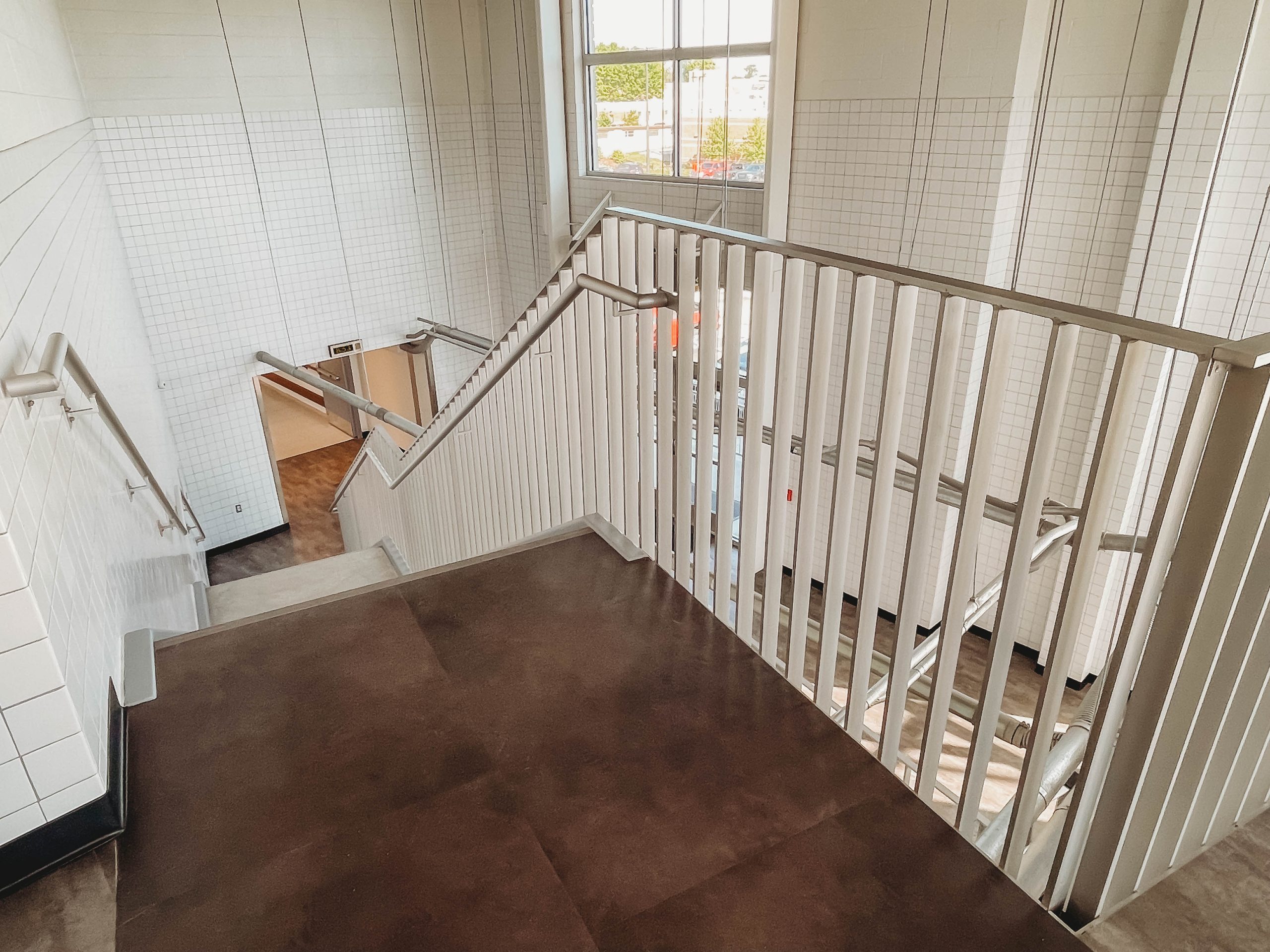 VA Jefferson Barracks Building 23 aluminum handrails