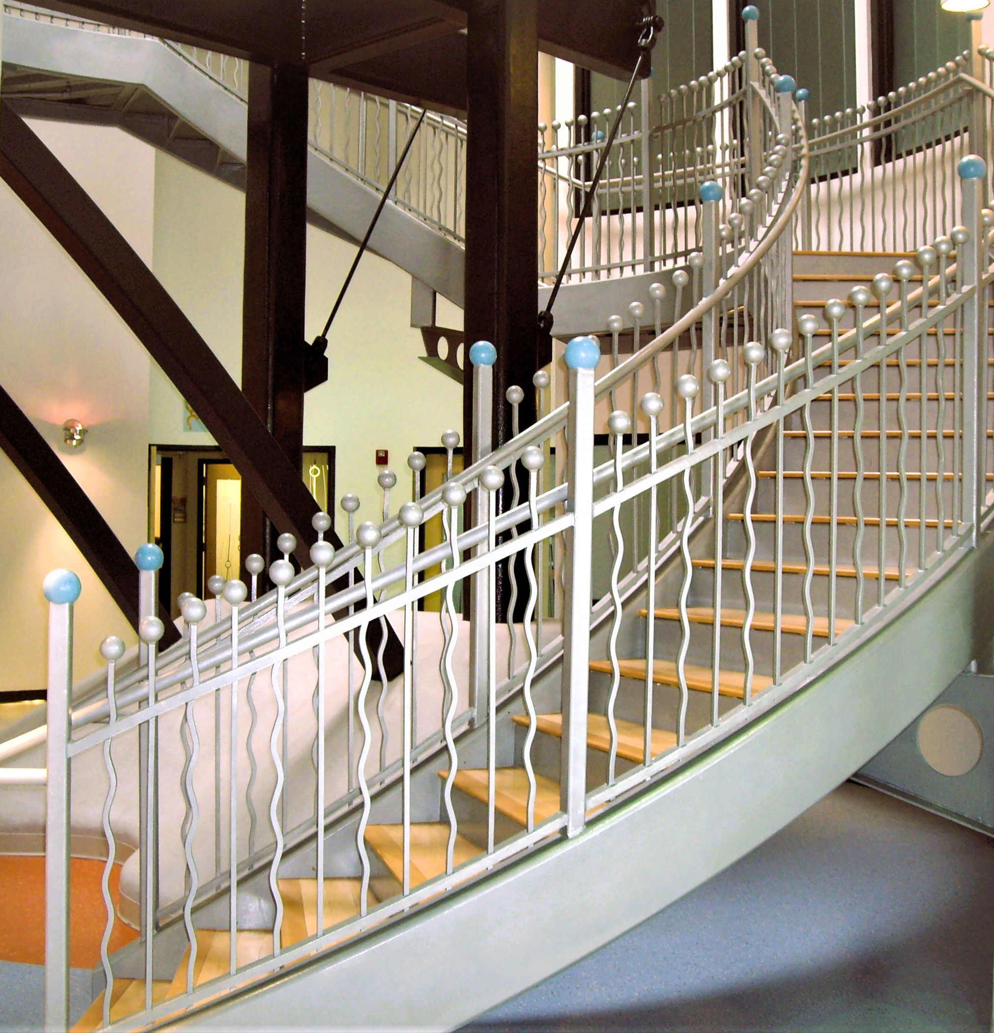 Ranken Jordan Pediatric custom metal stair