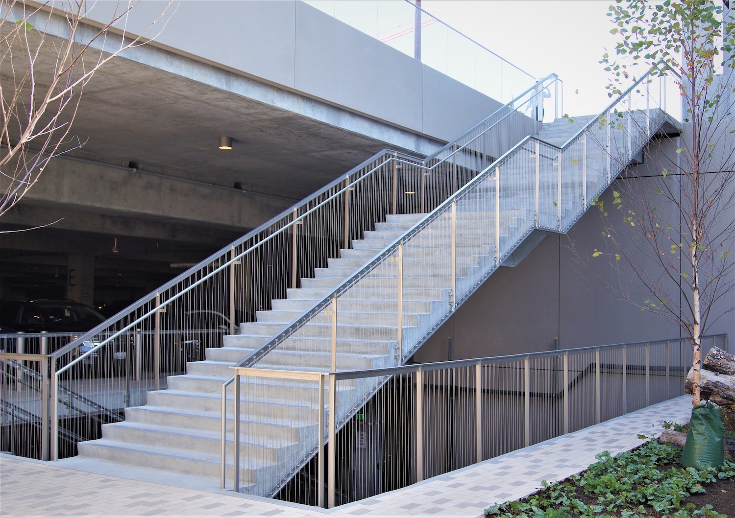 Washington University East End Enhancements stainless handrails